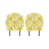 lemon design pattern Car Headrest Cover