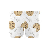 Sketch style cookie pattern Men's Swimming Trunks