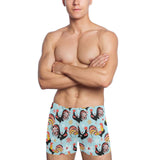 Rooster chicken cock snowfalke Men's Swimming Trunks