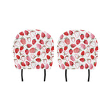 watercolor hand drawn beautiful strawberry pattern Car Headrest Cover