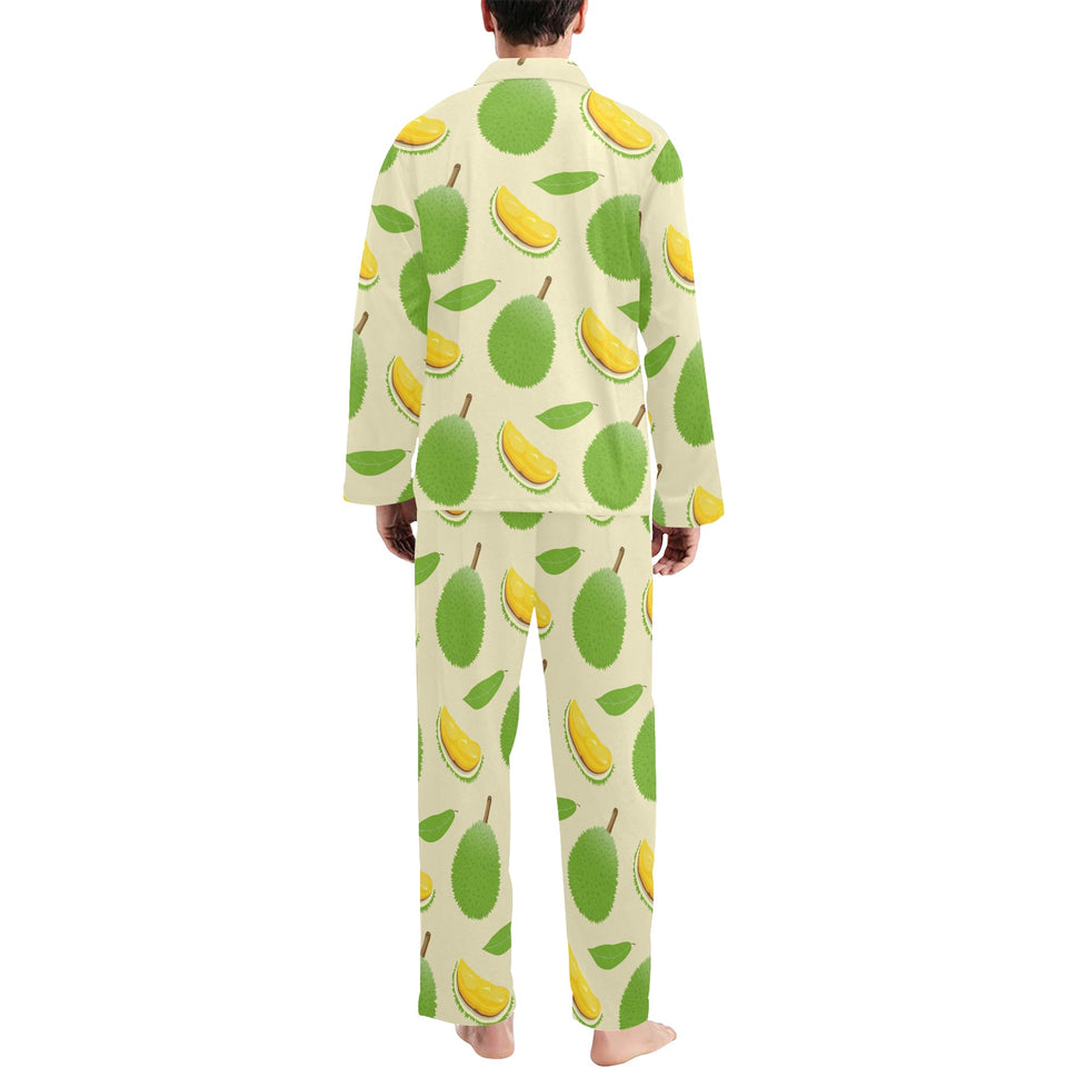 Durian pattern Men's Long Pajama Set