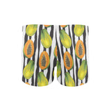 papaya design pattern Men's Swimming Trunks