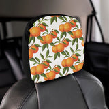 Oranges pattern background Car Headrest Cover