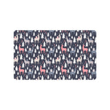 Deers Winter Christmas pattern Doormat