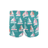 Cute sailboat pattern Men's Swimming Trunks