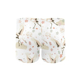 Beautiful Japanese cranes pattern Men's Swimming Trunks
