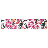 Toucan flower design pattern Table Runner