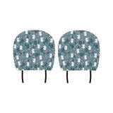 Cute rabbit pattern Car Headrest Cover