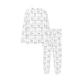 Bull Terrier Pattern Print Design 02 Kids' Boys' Girls' All Over Print Pajama Set