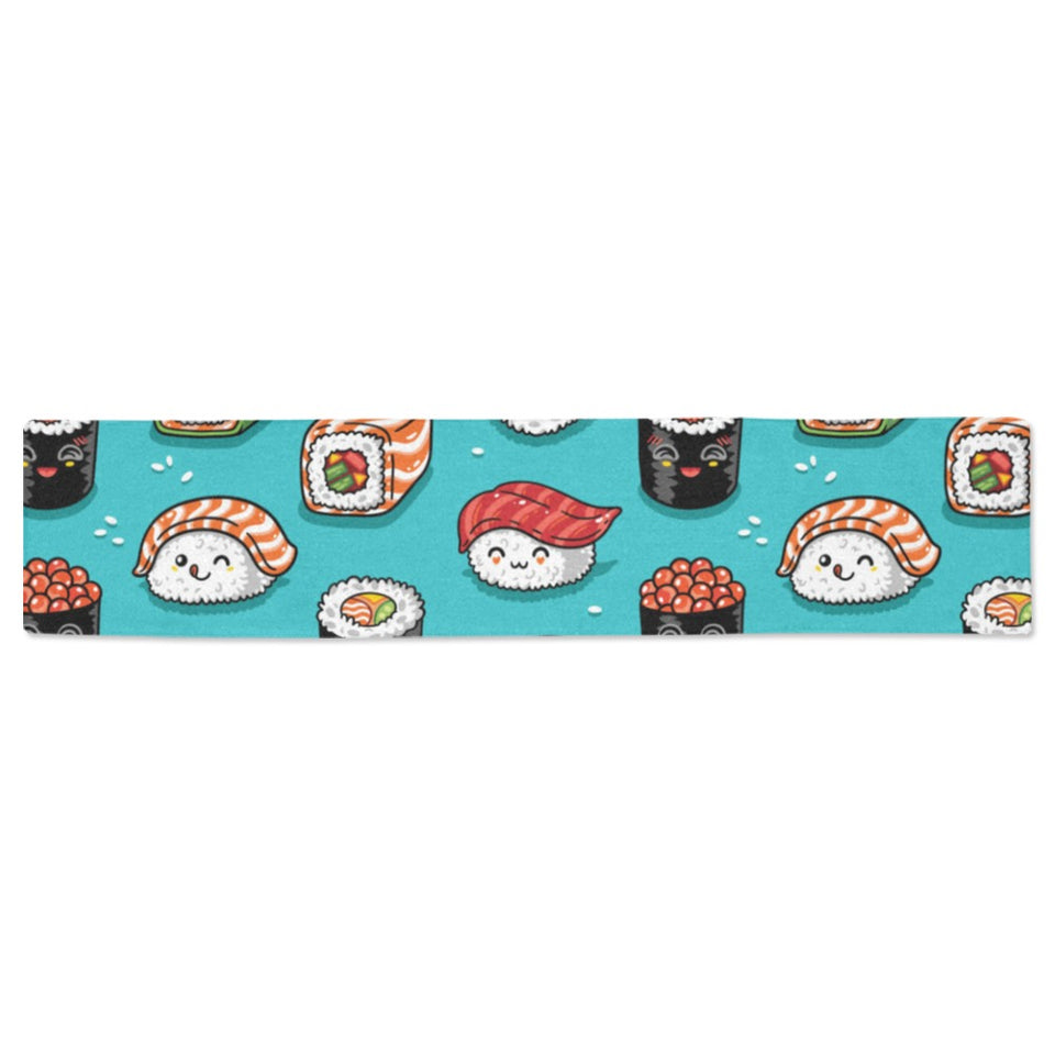 Cute sushi pattern Table Runner