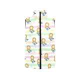 Cute hand drawn mermaid Men's Padded Vest