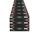 Deer Christmas new year pattern argyle Table Runner