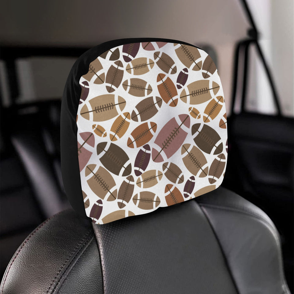 American football ball pattern Car Headrest Cover
