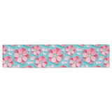 3D sakura cherry blossom pattern Table Runner