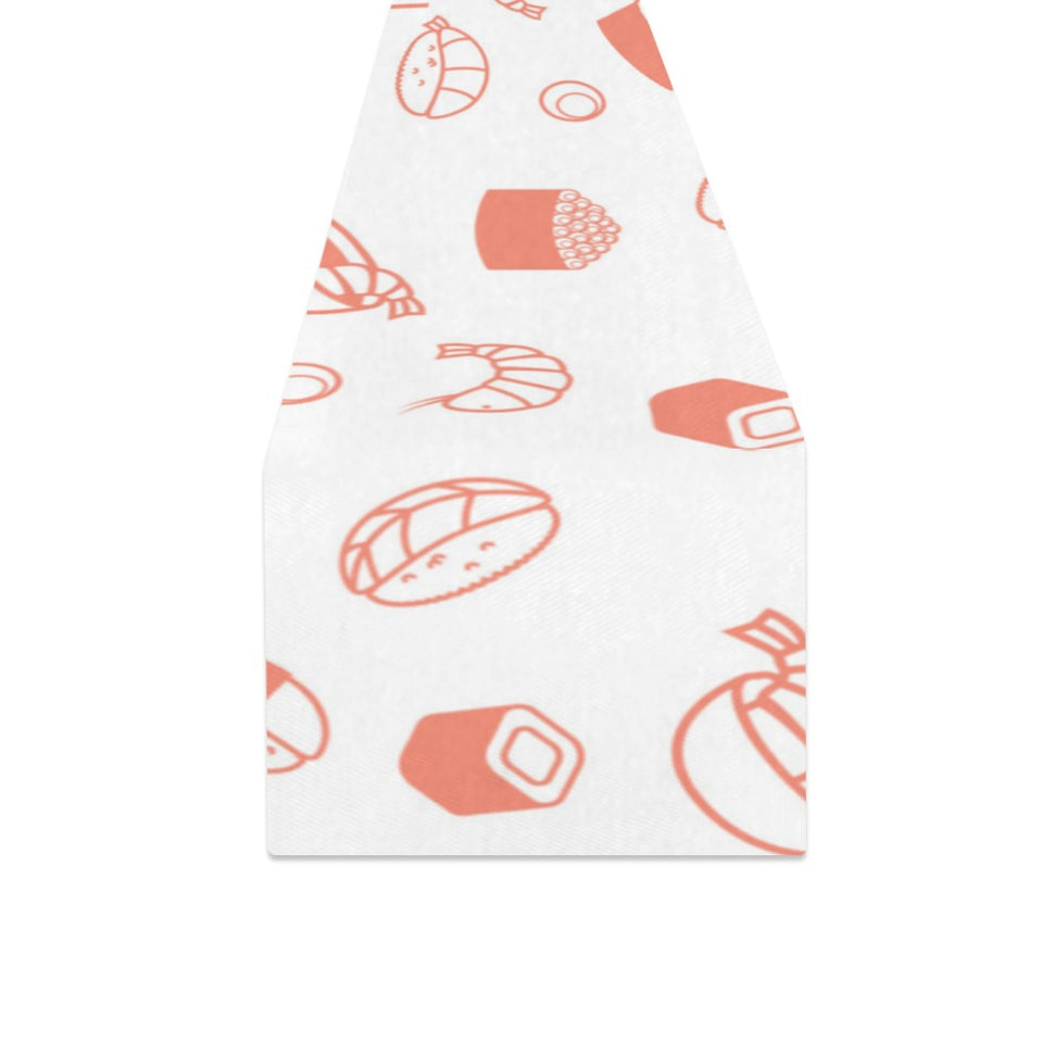 Sushi pattern Table Runner