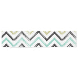 zigzag chevron paint pattern Table Runner