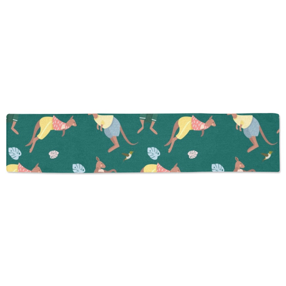 Kangaroo leaves pattern Table Runner
