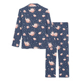 Tea pots Pattern Print Design 04 Women's Long Pajama Set