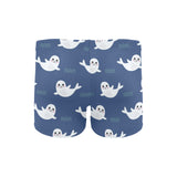 Cute white baby sea lion seal pattern Men's Swimming Trunks
