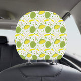 Durian pattern background Car Headrest Cover