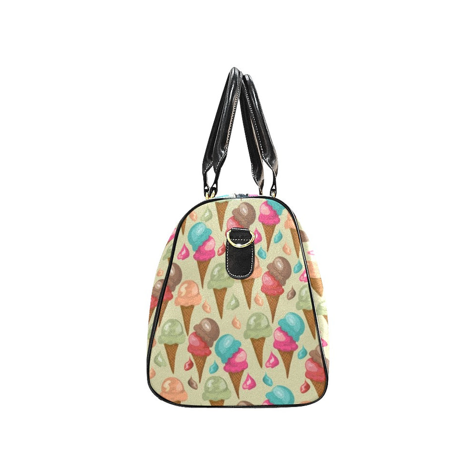 Colorful ice cream pattern Travel Bag