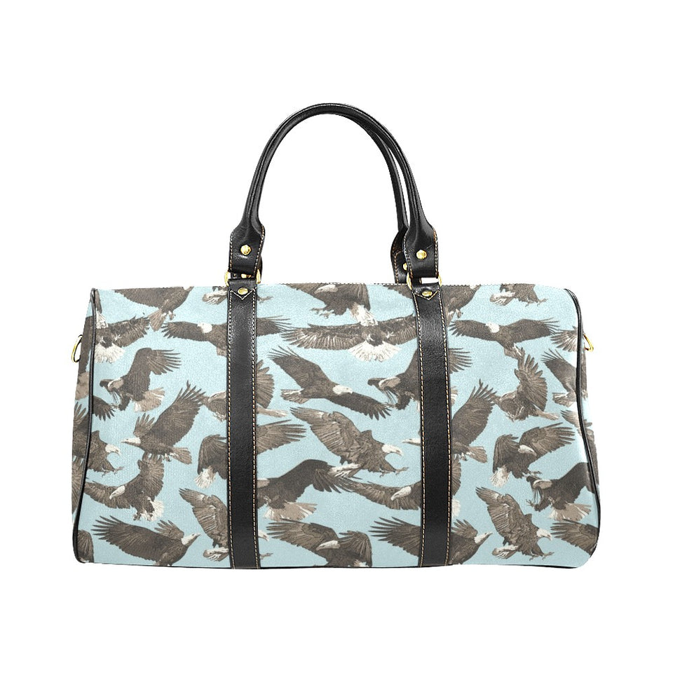 Eagle Pattern Print Design 01 Travel Bag