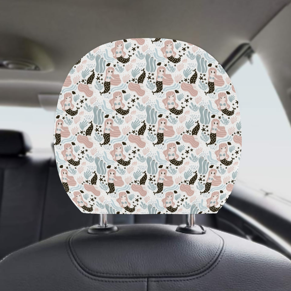 cute mermaid pattern Car Headrest Cover