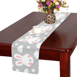 Rabbit cloud Pattern Table Runner