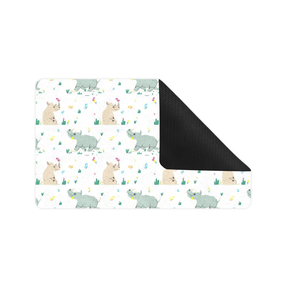 Cute Rhino pattern Doormat