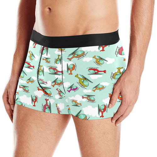 Helicopter design pattern Men's All Over Print Boxer Briefs Men's Underwear