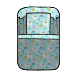 Llama alpaca cactus leaves pattern Car Seat Back Organizer