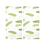 Cucumber sketch pattern Gauze Curtain