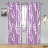 Lavender flowers purple pattern Gauze Curtain
