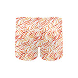 Fire flame watercolor pattern Men's Swimming Trunks