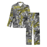 Hand drawn dragonfly pattern Men's Long Pajama Set