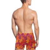 Autumn maple leaf pattern Men's Swimming Trunks