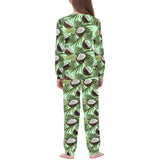 Coconut Pattern Print Design 02 Kids' Boys' Girls' All Over Print Pajama Set