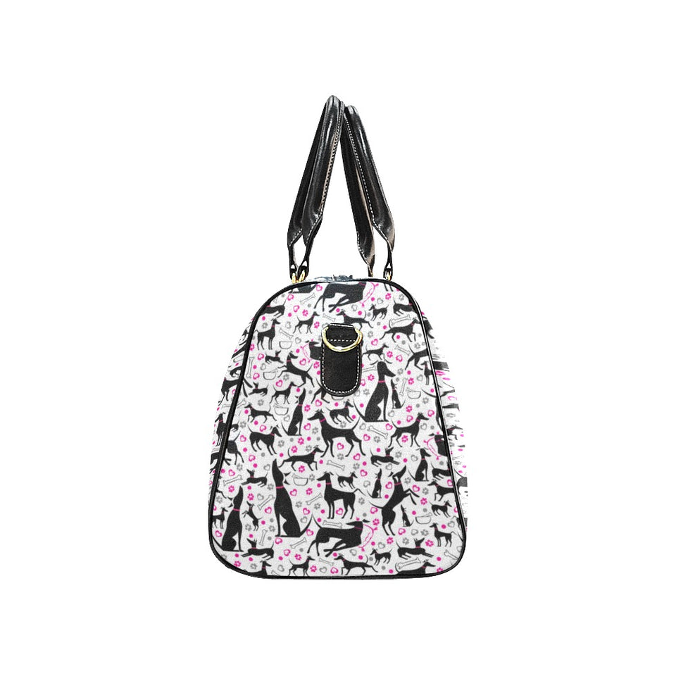 Greyhound Pattern Print Design 02 Travel Bag
