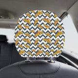 Pizza design pattern Car Headrest Cover