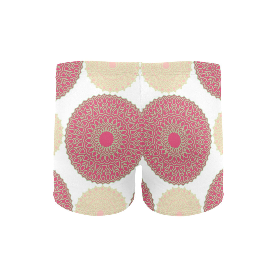 Circle indian pattern Men's Swimming Trunks