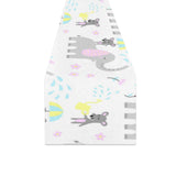 Cute elephant mouse pattern Table Runner