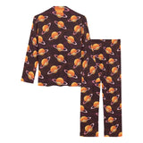 Hamburger Pattern Print Design 05 Women's Long Pajama Set
