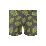 Hop pattern black background Men's Swimming Trunks