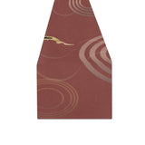 Koi Fish Carp Fish red background Table Runner