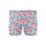 3D sakura cherry blossom pattern Men's Swimming Trunks