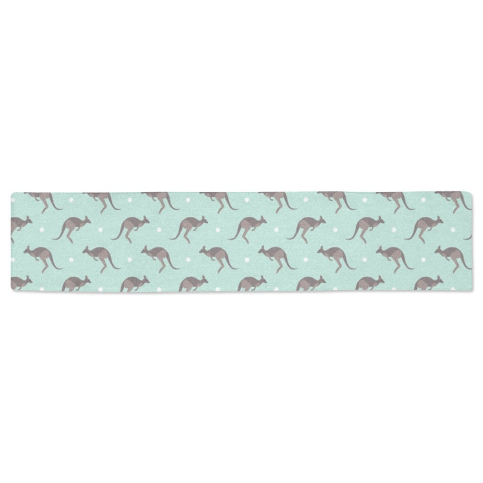 Kangaroo pattern background Table Runner