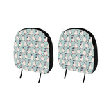 Cute Penguin pattern Car Headrest Cover