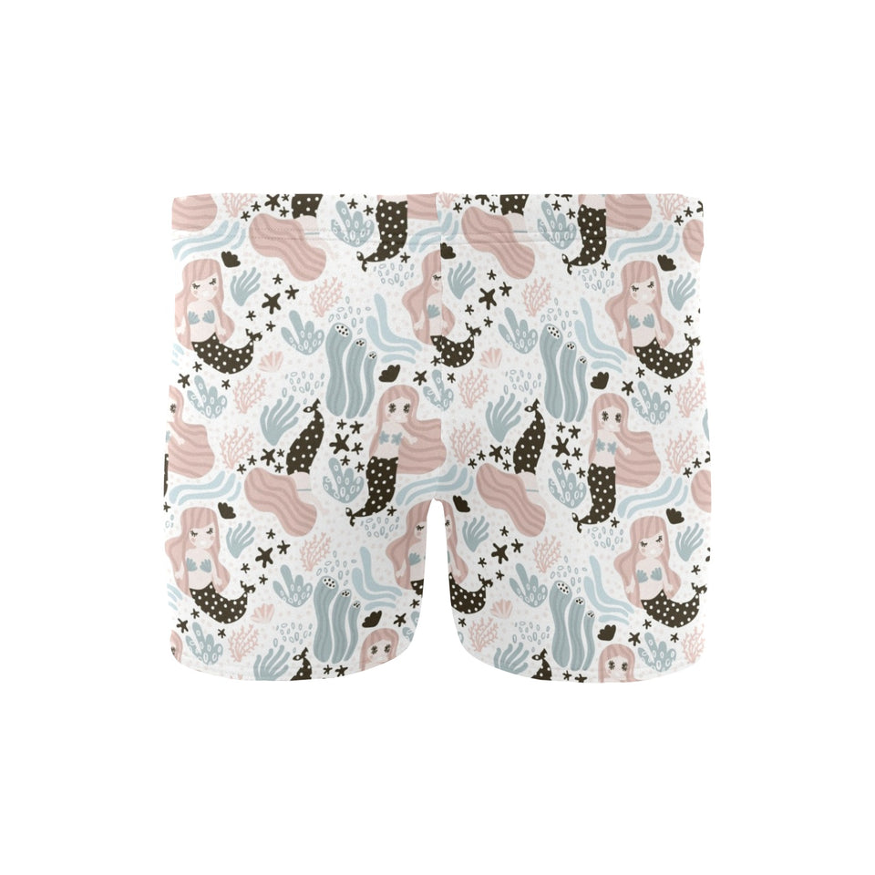 cute mermaid pattern Men's Swimming Trunks