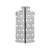 Bull Terrier Pattern Print Design 05 Men's Padded Vest