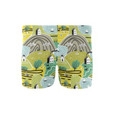 Hand drawn windmill pattern Men's Swimming Trunks